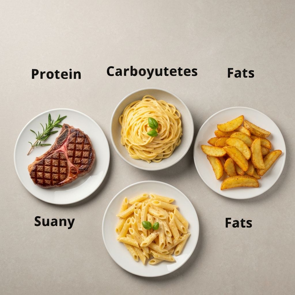 Macronutrients in food